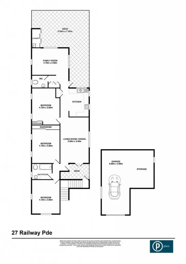 Floorplan of Homely house listing, 27 Railway Parade, Mitchelton QLD 4053