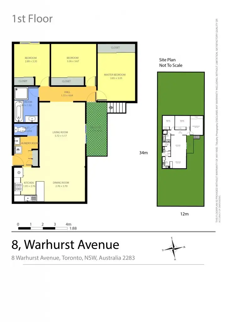 Floorplan of Homely house listing, 8 Warhurst Avenue, Toronto NSW 2283