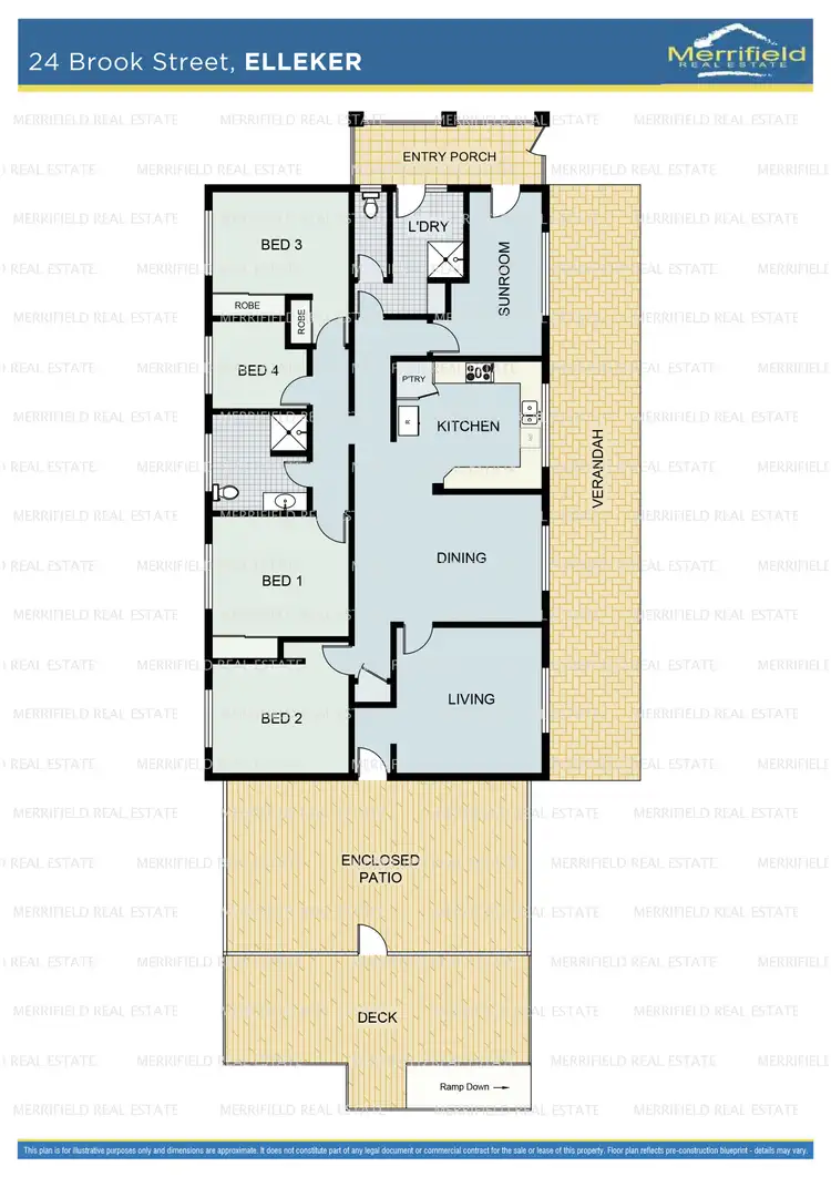 Floorplan of Homely rural property listing, 24 Brook Street, Elleker WA 6330