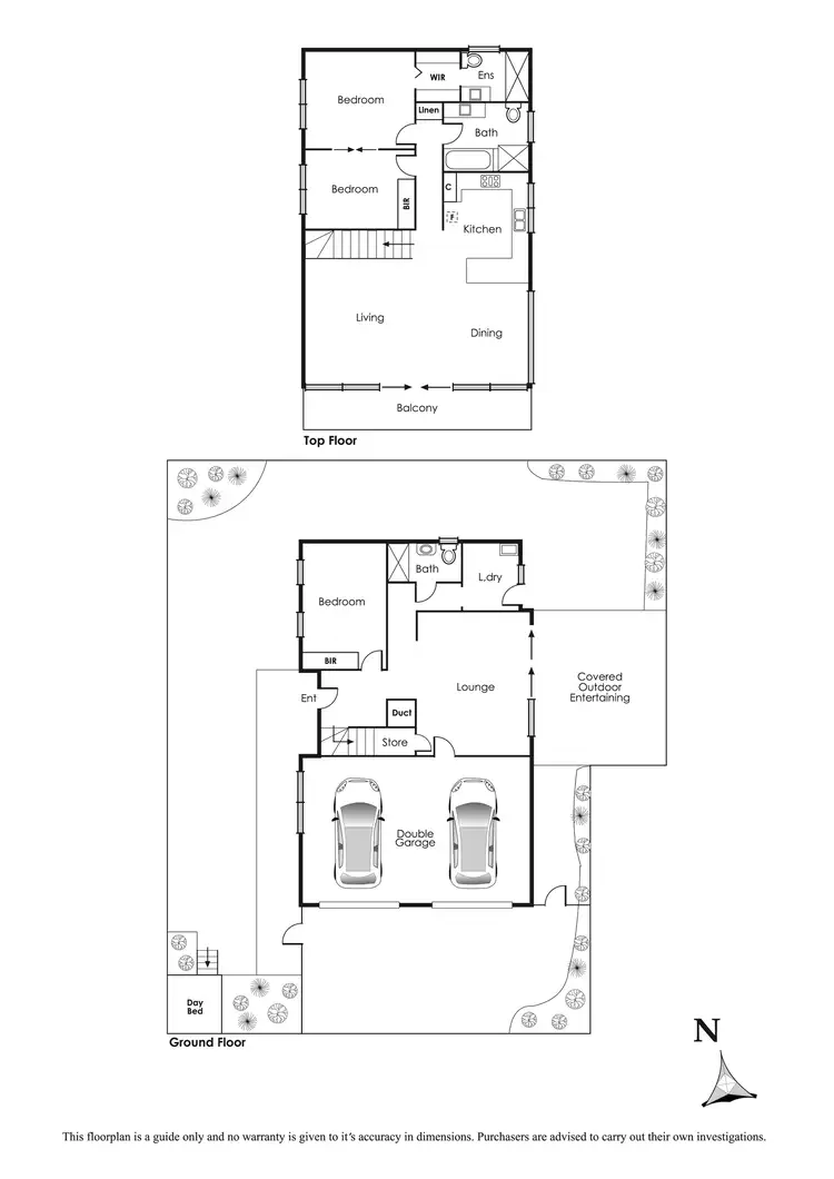 Floorplan of Homely townhouse listing, 4A Gnotuk Avenue, Aspendale VIC 3195