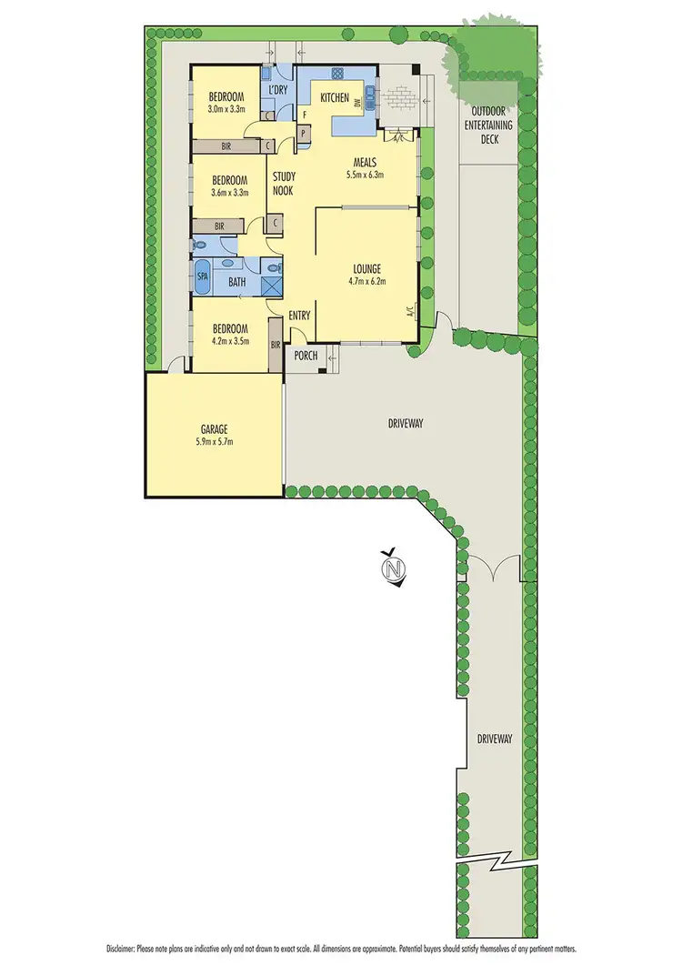 Floorplan of Homely townhouse listing, 2/4 Farleigh Avenue, Burwood VIC 3125