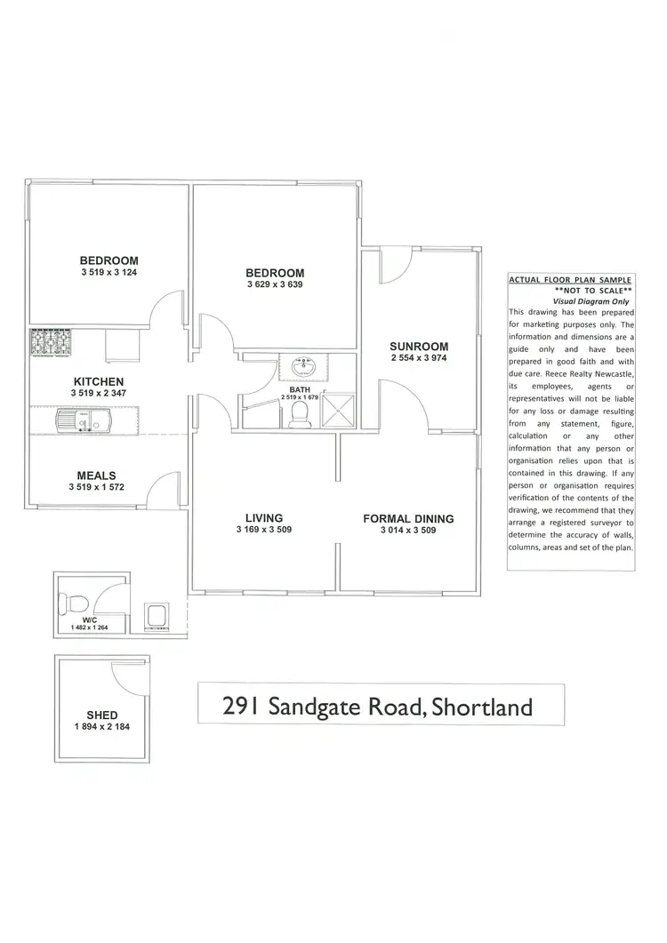 Floorplan of Homely house listing, 291 Sandgate Road, Shortland NSW 2307