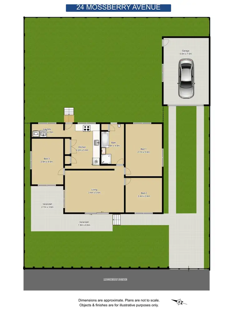 Floorplan of Homely house listing, 24 Mossberry Avenue, Junction Hill NSW 2460