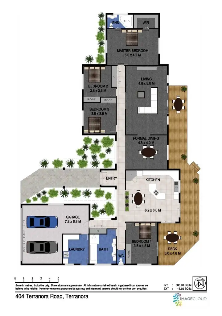 Floorplan of Homely house listing, 404 Terranora Rd, Terranora NSW 2486