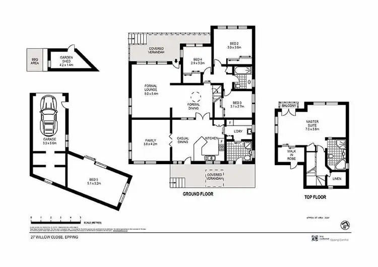 Floorplan of Homely house listing, 27 Willow Close, Epping NSW 2121