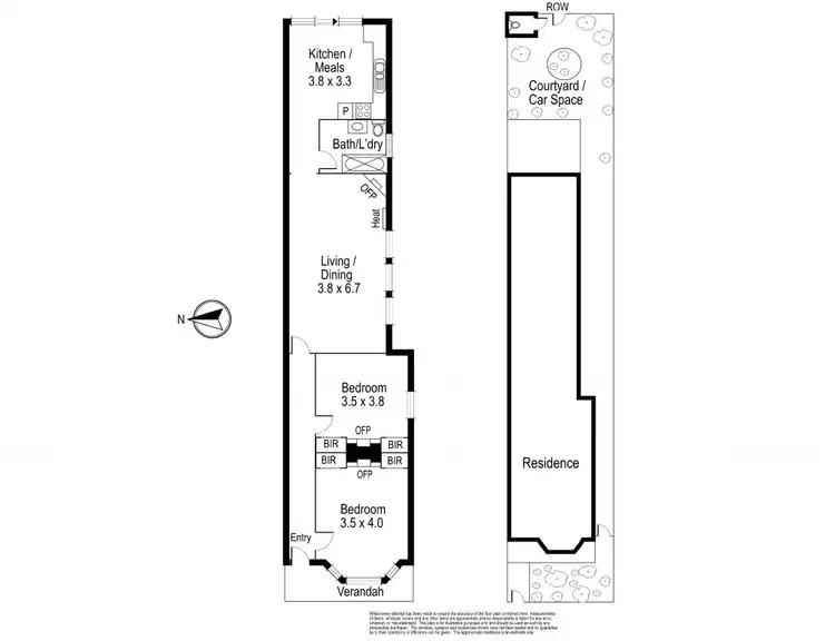 Floorplan of Homely house listing, 820 Brunswick Street North, Fitzroy North VIC 3068