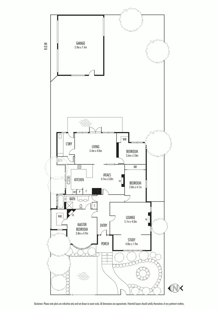 Floorplan of Homely house listing, 2 Clarinda Street, Caulfield South VIC 3162