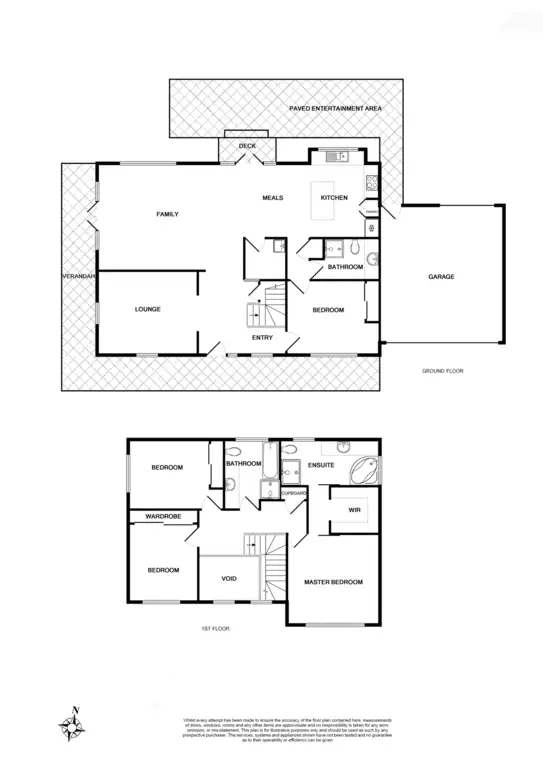 Floorplan of Homely house listing, 1 Russet Road, Ringwood East VIC 3135