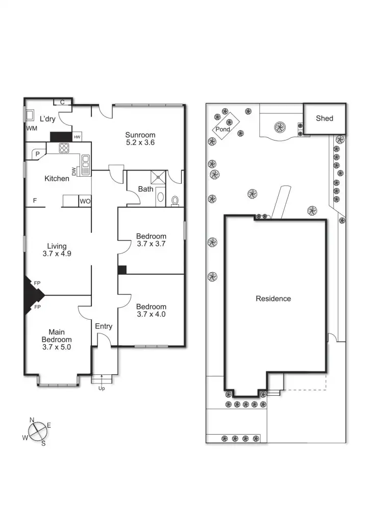 Floorplan of Homely house listing, 6 Sargon Grove, Brighton VIC 3186