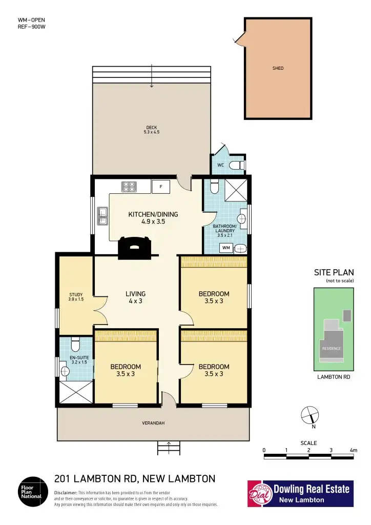 Floorplan of Homely house listing, 201 Lambton Road, New Lambton NSW 2305