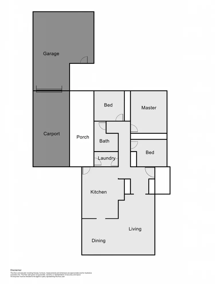 Floorplan of Homely house listing, 44 Brown Street, Raymond Terrace NSW 2324