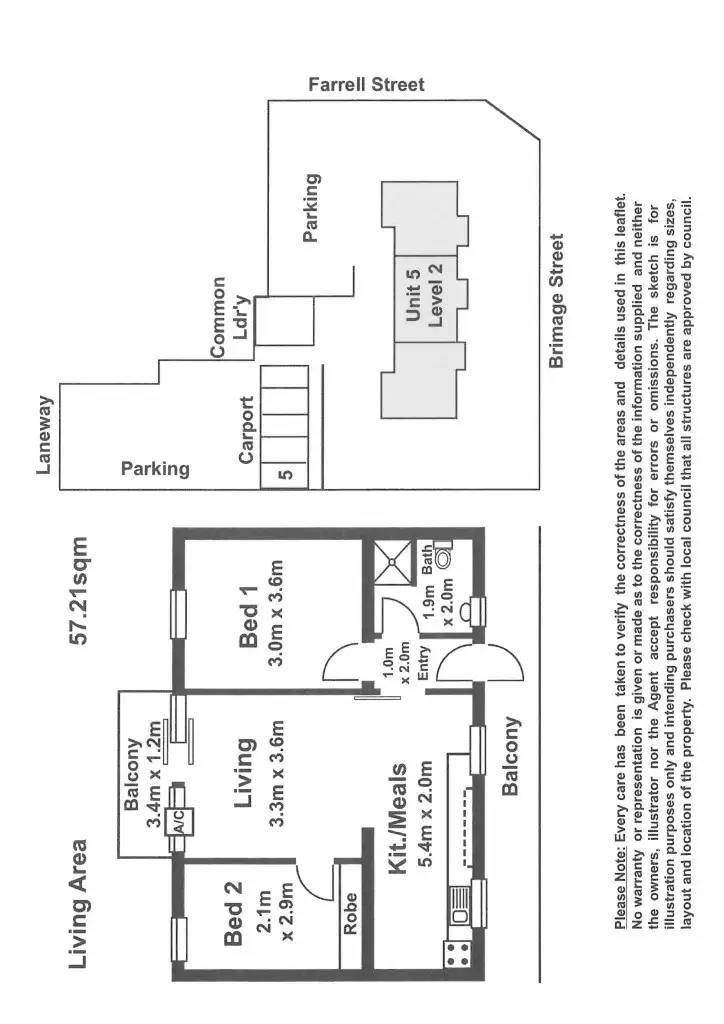 Floorplan of Homely unit listing, 5/2-4 BRIMAGE STREET, Whyalla SA 5600