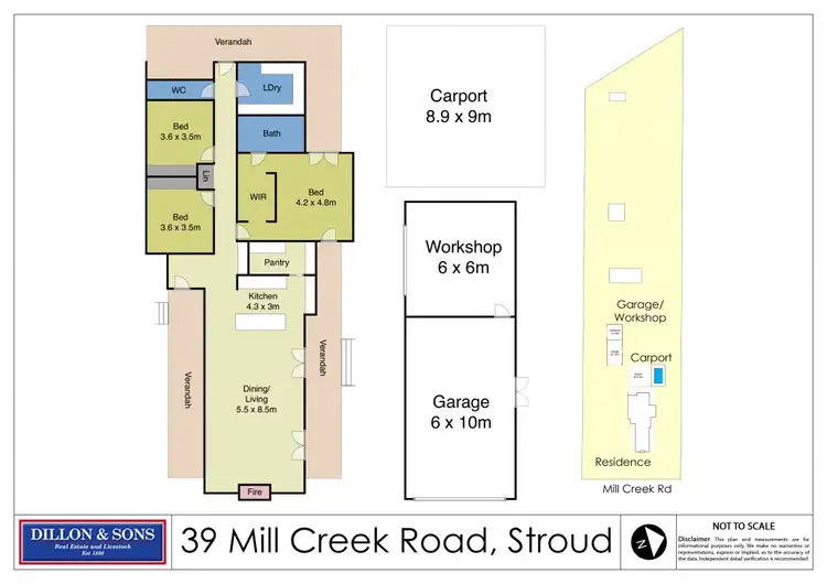 Floorplan of Homely rural property listing, LOT 6 & 7, 39 Mill Creek Road, Stroud NSW 2425