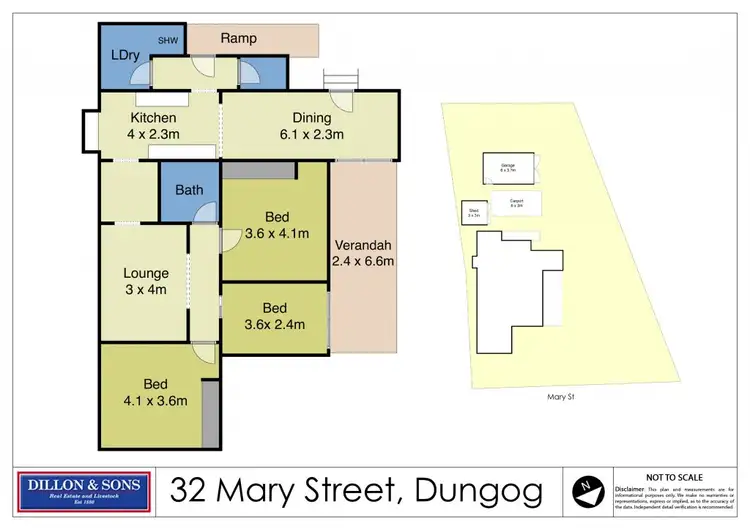 Floorplan of Homely house listing, 32 Mary Street, Dungog NSW 2420
