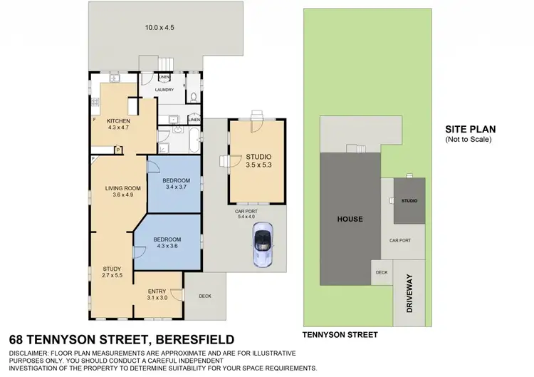 Floorplan of Homely house listing, 68 Tennyson Street, Beresfield NSW 2322