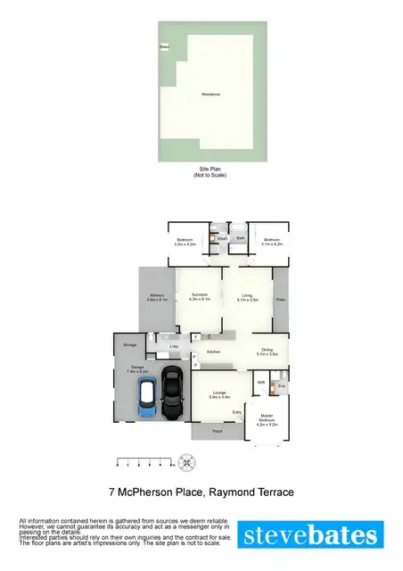 Floorplan of Homely house listing, 7 McPherson Place, Raymond Terrace NSW 2324
