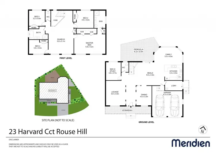 Floorplan of Homely house listing, 23 Harvard Cct, Rouse Hill NSW 2155