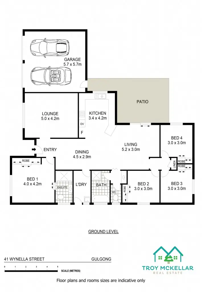 Floorplan of Homely house listing, 41 Wynella Street, Gulgong NSW 2852
