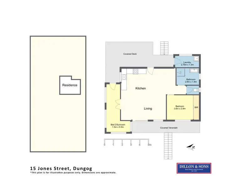Floorplan of Homely house listing, 15 Jones Street, Dungog NSW 2420