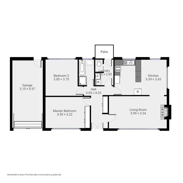 Floorplan of Homely house listing, 6 Niela Crescent, Miandetta TAS 7310