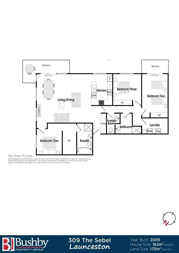 Floorplan of Homely unit listing, 309/12-14 St John Street, Launceston TAS 7250