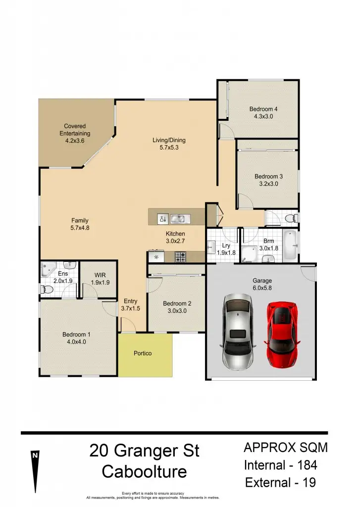 Floorplan of Homely house listing, 20 Granger Street, Caboolture QLD 4510