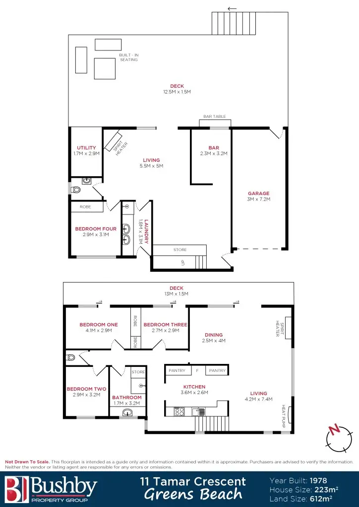 Floorplan of Homely house listing, 11 Tamar Crescent, Greens Beach TAS 7270