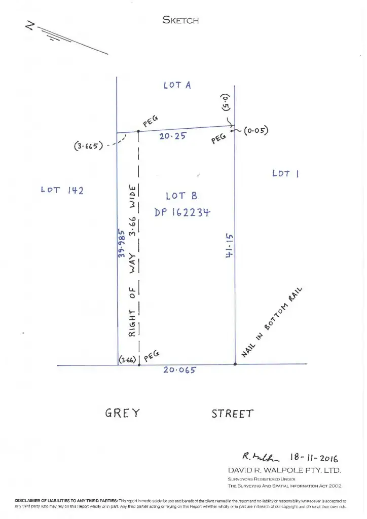 Floorplan of Homely land listing, 18 Grey Street, Clarence Town NSW 2321