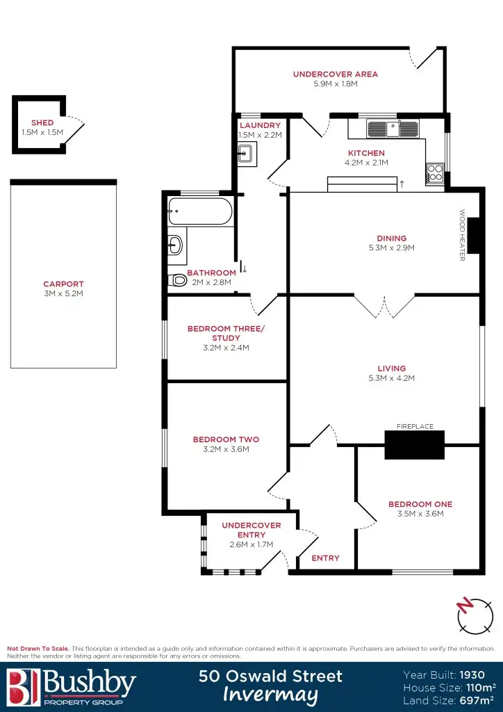 Floorplan of Homely house listing, 50 Oswald Street, Invermay TAS 7248