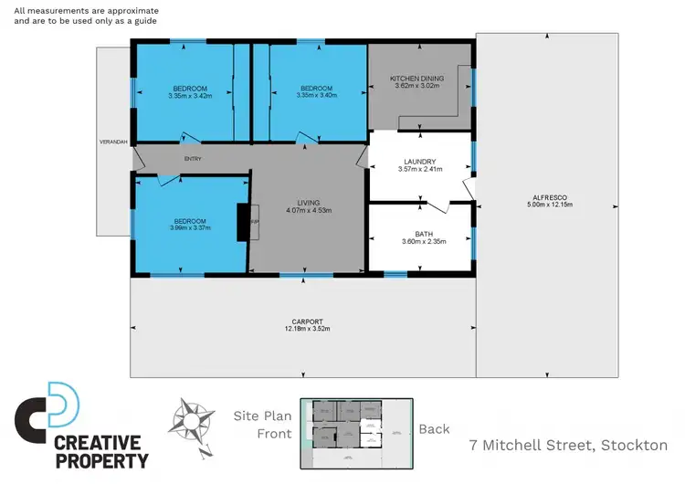 Floorplan of Homely house listing, 7 Mitchell Street, Stockton NSW 2295