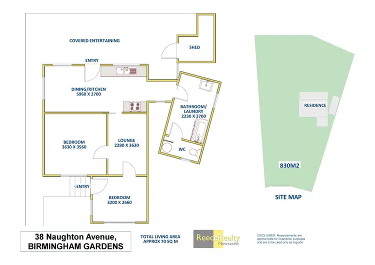 Floorplan of Homely house listing, 38 Naughton Avenue, Birmingham Gardens NSW 2287