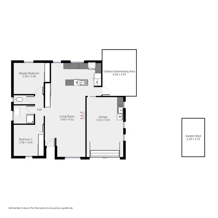 Floorplan of Homely unit listing, 2/49 Stanley Street, Latrobe TAS 7307