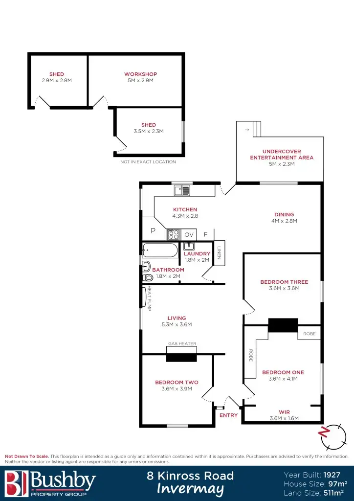 Floorplan of Homely house listing, 8 Kinross Road, Invermay TAS 7248