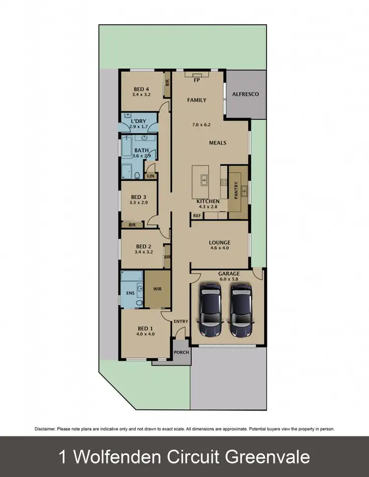 Floorplan of Homely house listing, 1 Wolfenden Mews, Greenvale VIC 3059