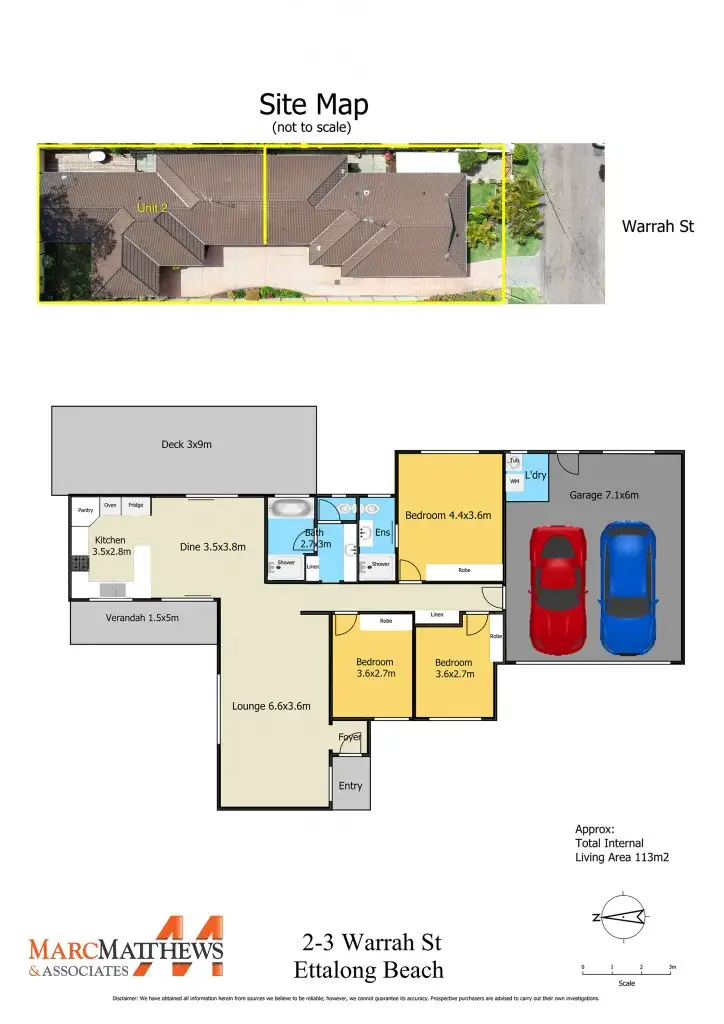 Floorplan of Homely villa listing, 3A Warrah Street, Ettalong Beach NSW 2257