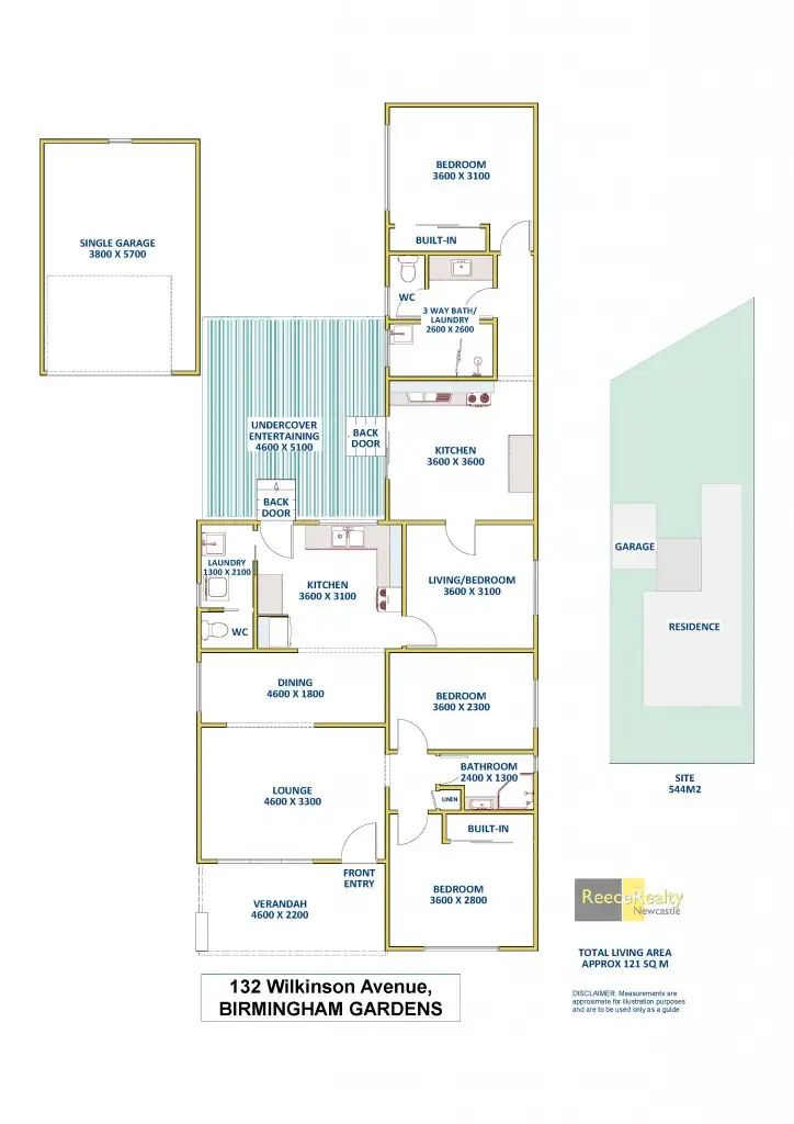 Floorplan of Homely house listing, 132 Wilkinson Avenue, Birmingham Gardens NSW 2287