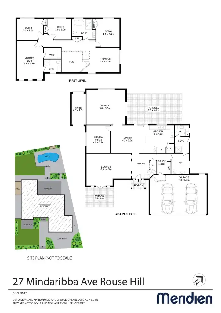 Floorplan of Homely house listing, 27 Mindaribba Ave, Rouse Hill NSW 2155