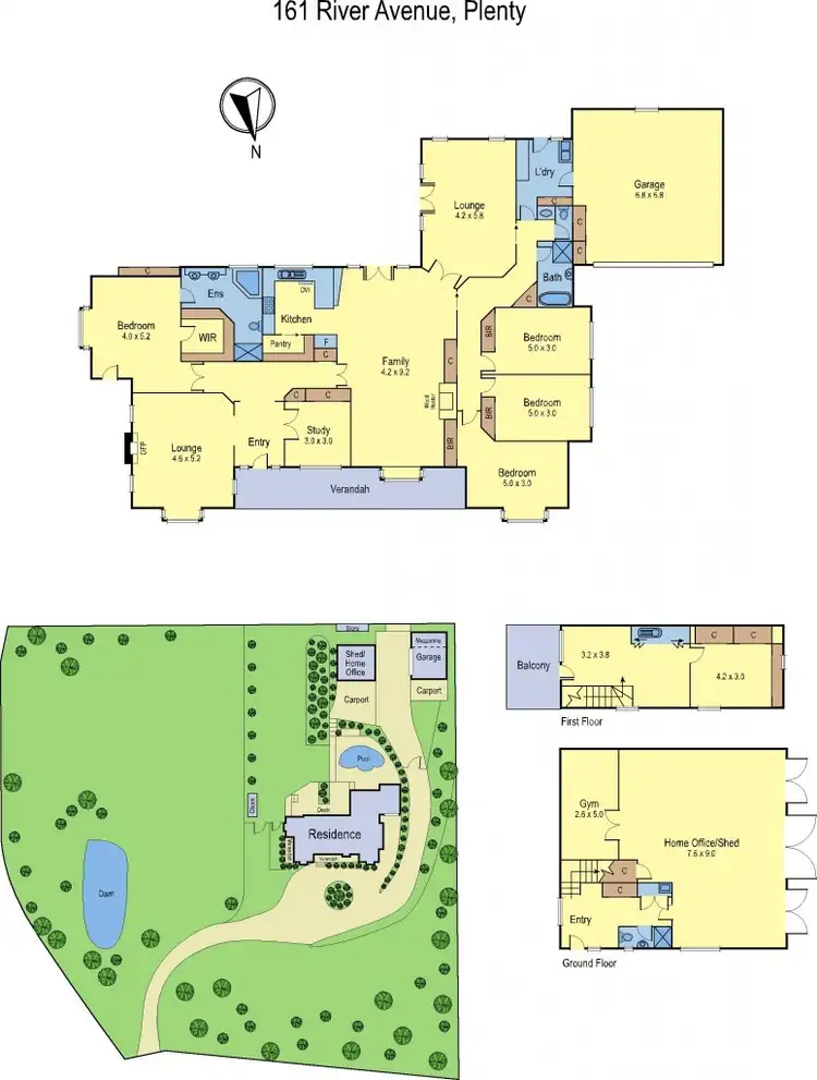 Floorplan of Homely house listing, 161-163 River Avenue, Plenty VIC 3090