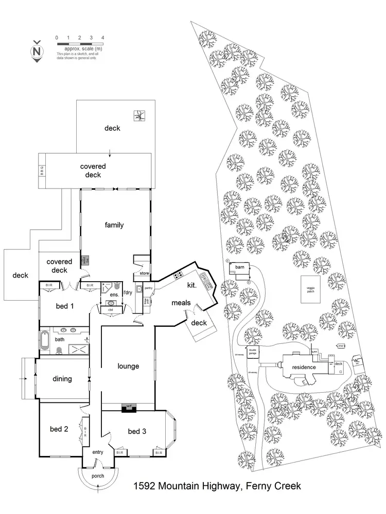 Floorplan of Homely house listing, 1592 Mountain Highway, Ferny Creek VIC 3786