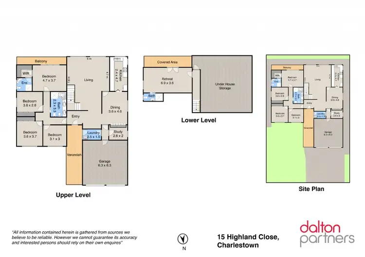 Floorplan of Homely house listing, 15 Highland Close, Charlestown NSW 2290