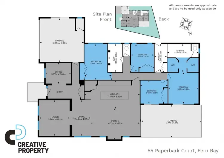 Floorplan of Homely house listing, 55 Paperbark Court, Fern Bay NSW 2295