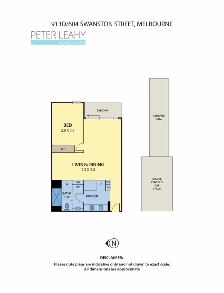 Floorplan of Homely apartment listing, 913/604 Swanston Street, Carlton VIC 3053