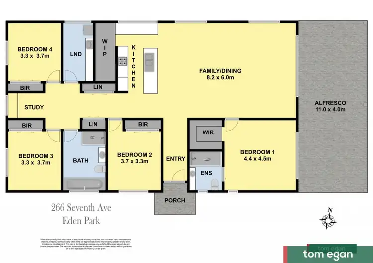 Floorplan of Homely house listing, 266 Seventh Avenue, Eden Park VIC 3757