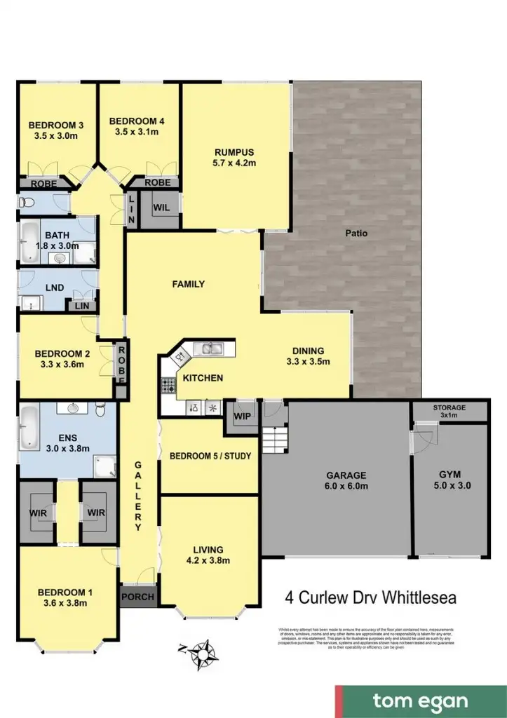 Floorplan of Homely house listing, 4 Curlew Drive, Whittlesea VIC 3757