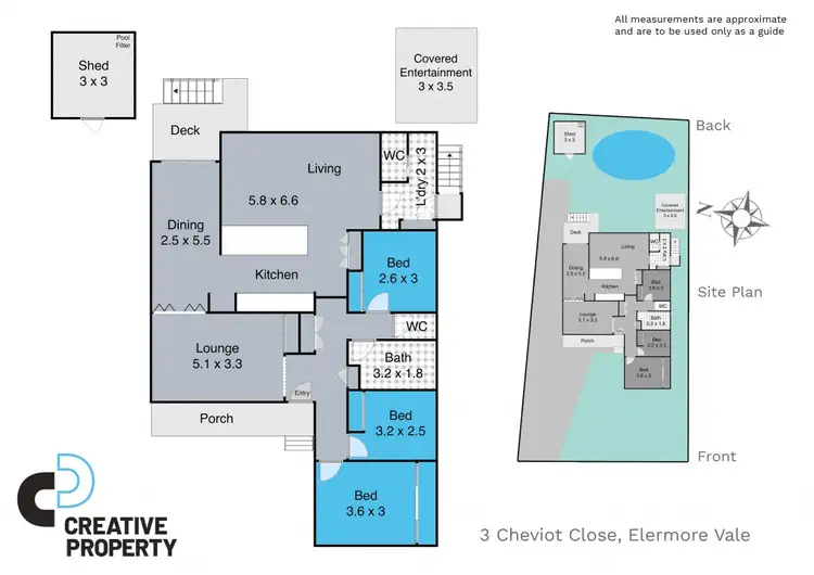 Floorplan of Homely house listing, 3 Cheviot Close, Elermore Vale NSW 2287