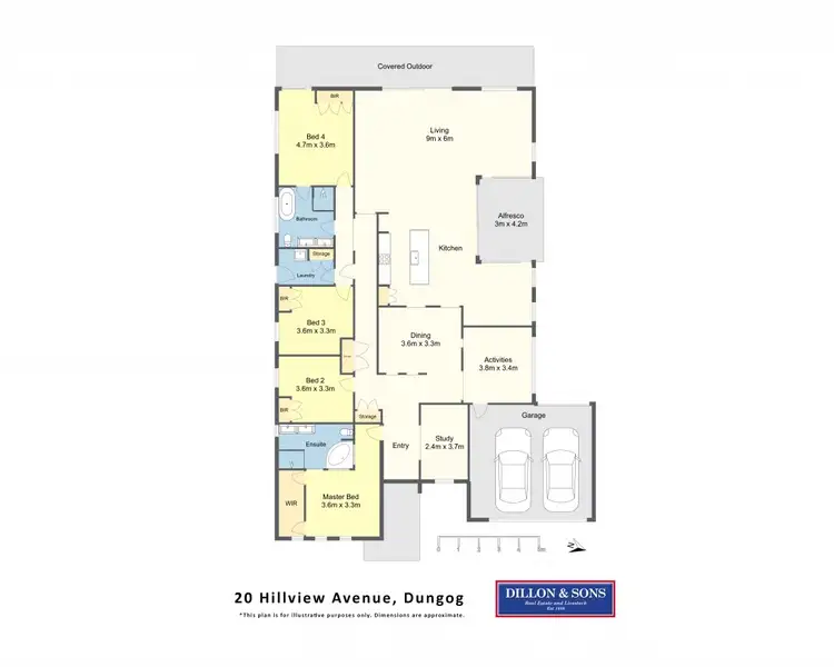 Floorplan of Homely house listing, 20 Hillview Avenue, Dungog NSW 2420