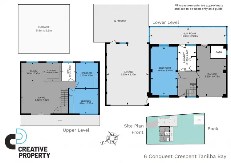 Floorplan of Homely house listing, 6 Conquest Crescent, Tanilba Bay NSW 2319