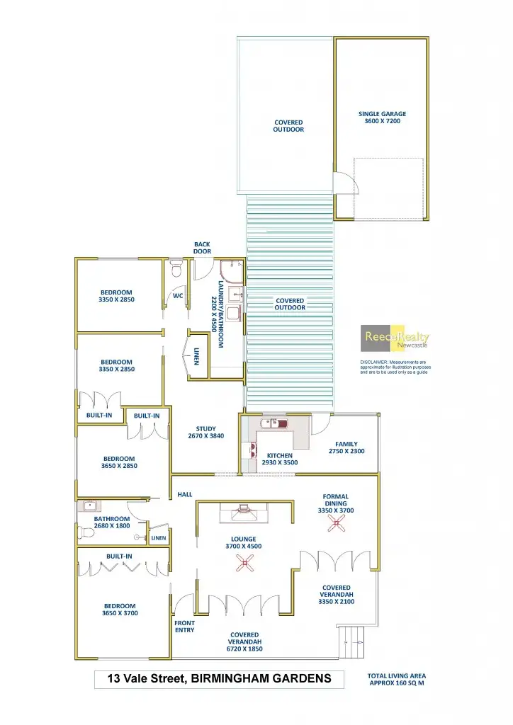 Floorplan of Homely house listing, 13 Vale Street, Birmingham Gardens NSW 2287