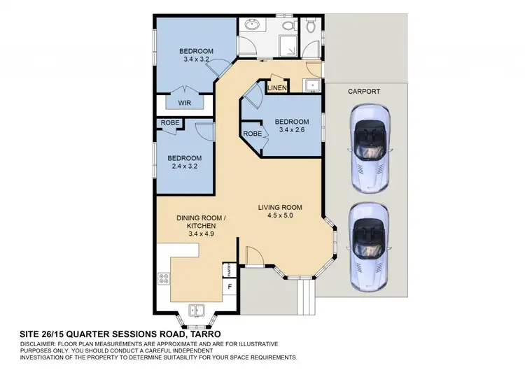 Floorplan of Homely house listing, 26/15 Quarter Sessions Road, Tarro NSW 2322