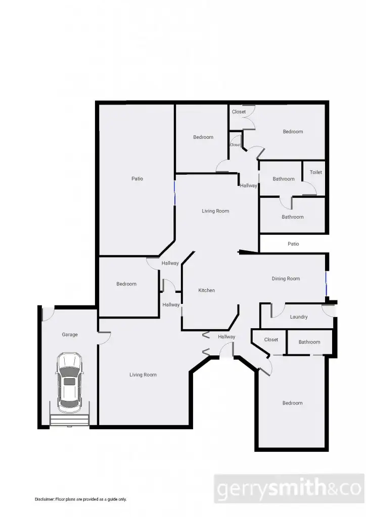 Floorplan of Homely house listing, 1 Burnside Avenue, Dimboola VIC 3414